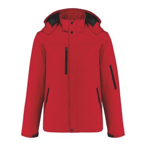PARKA SOFTSHELL ACOLCHOADA C/ CAPUZ VERMELHO K650